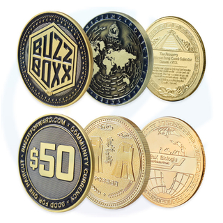 Moeda de bronze em branco de estampagem de metal polido de metal personalizado moeda em branco