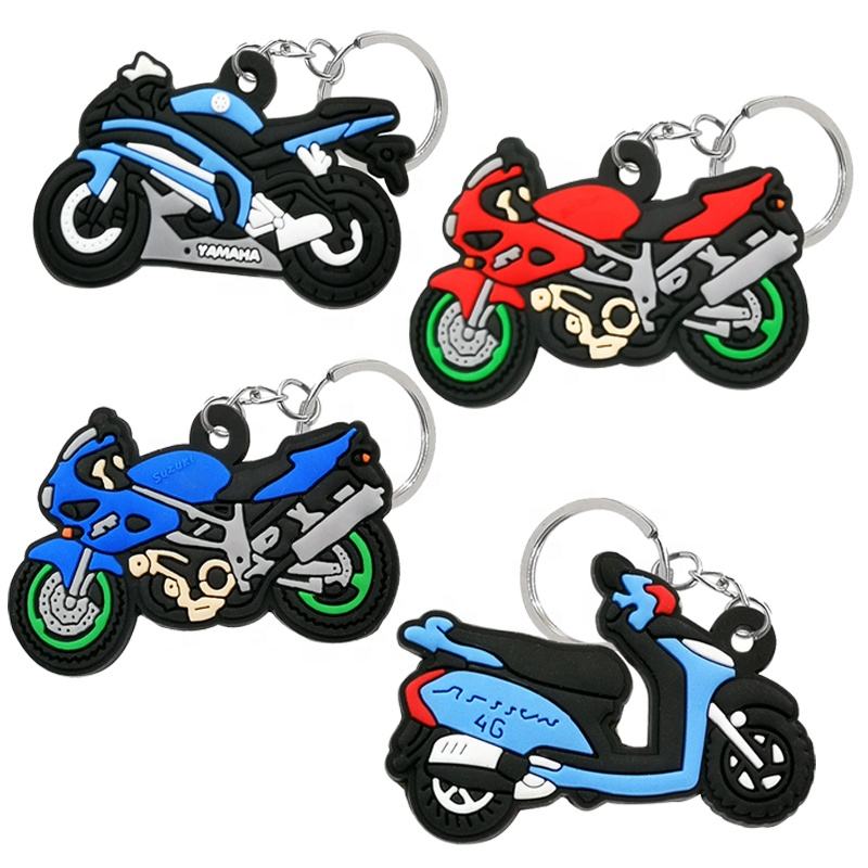 Doll Pendant Cartoon Animation LOGO LOGO Custom Gift Motorcycle Keychain PVC PVC