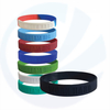 Logotipo de texto de texto de texto mais popular mais popular Pulseira de borracha de borracha Silicone Bands