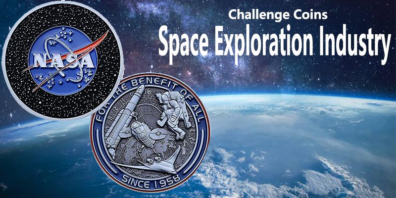 Desafiar moedas na indústria de exploração espacial