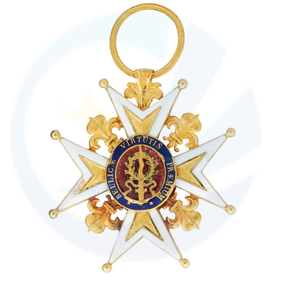 Cruz da Ordem Real e Militar de Saint Louis, Chevalier Honor Religião Medalha Saint Distintivo