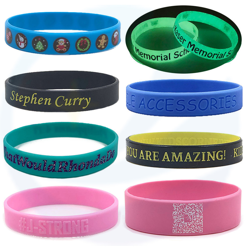 Faça suas próprias pulseiras de borracha com mensagens ou logotipo pulseiras de silicone personalizadas e pulseira de pulseira personalizada pulseira de borracha