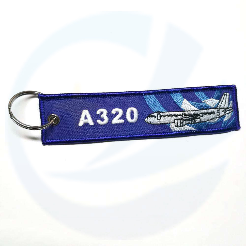 Keyring Airbus Airbus A320 Keychain Tag Tag Polyester Borderys Keychain