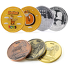 MONEDAS DESIGN FREE DE DESIGN DIES 3D LIGO DE ZINC DESAFIO DE COIN MOODADES DE METAL GRAVABILIDADE