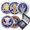 Desafio personalizado Metal American Eagle Boy Scout Distinguished Eagle Coins