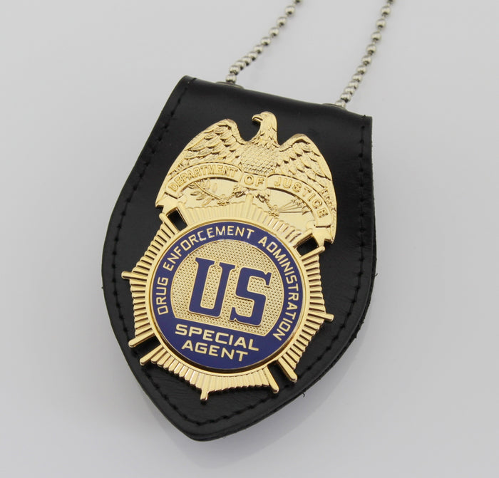 Us Dea Special Agent Drug Administration Administration Badge Réplica Adeços de filme