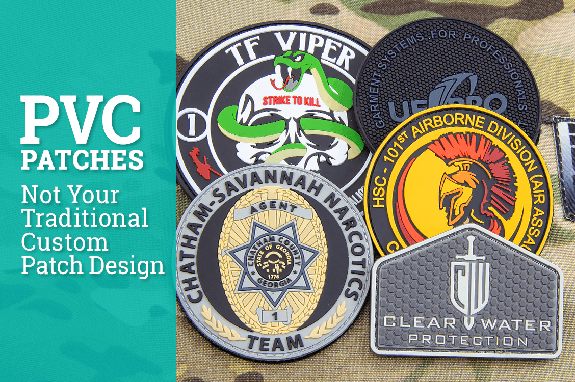 Patches de PVC: não o seu design de patch personalizado tradicional