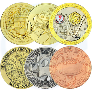 Design de moedas de moeda Dies liga 3D de zinco Faça sua própria dupla pesada moeda de moedas banhadas de ouro