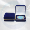Nenhum MOQ Factory Direct Customized Personalize Gold Coin no caso de veludo / moeda com caixa de veludo / moeda na caixa de veludo