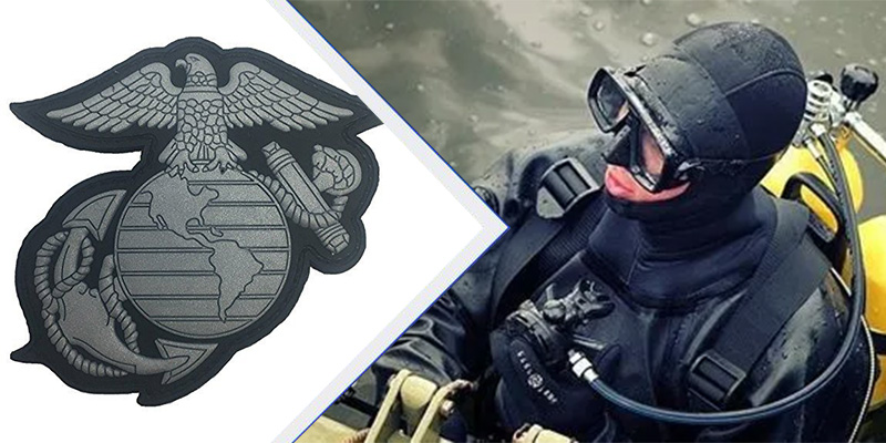 Patches de PVC para mergulhadores militares: explorando as profundezas com coragem