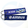 Keyring Airbus Airbus A320 Keychain Tag Tag Polyester Borderys Keychain