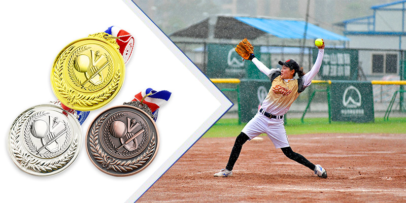 Medalhas esportivas personalizadas: celebrar as realizações de softball