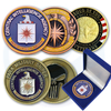 Custom USA Government Department Central Intelligence Challenge Coin Metal Cia FBI DEA Desafio Coin