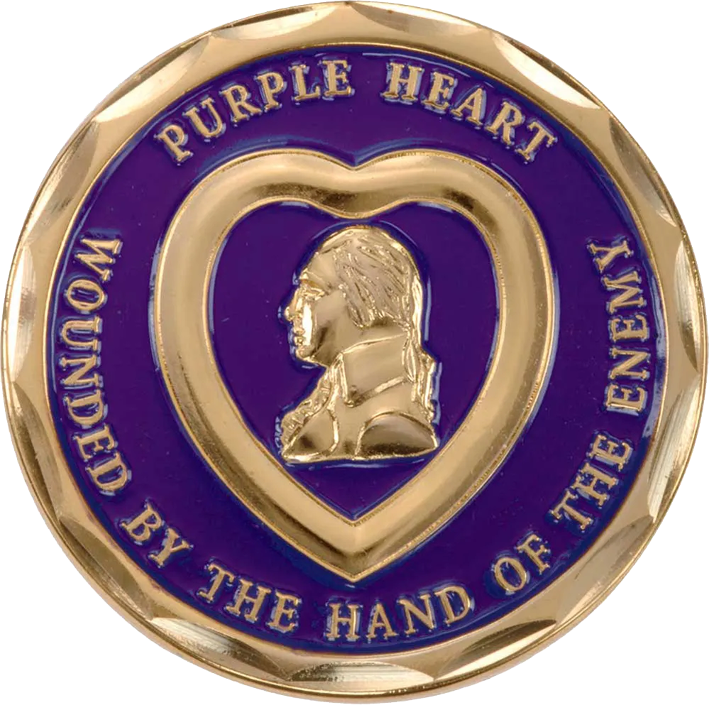 Coin Purple Heart Challenge
