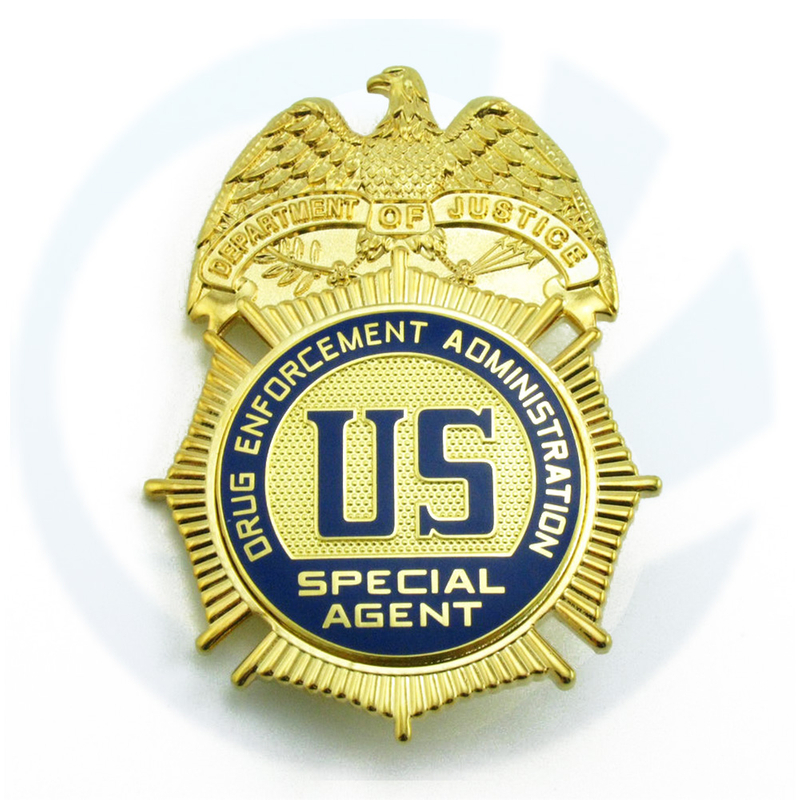 Us Dea Special Agent Drug Administration Administration Badge Réplica Adeços de filme