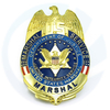 USMS US Marshal Service Badge Réplica Filme adereços