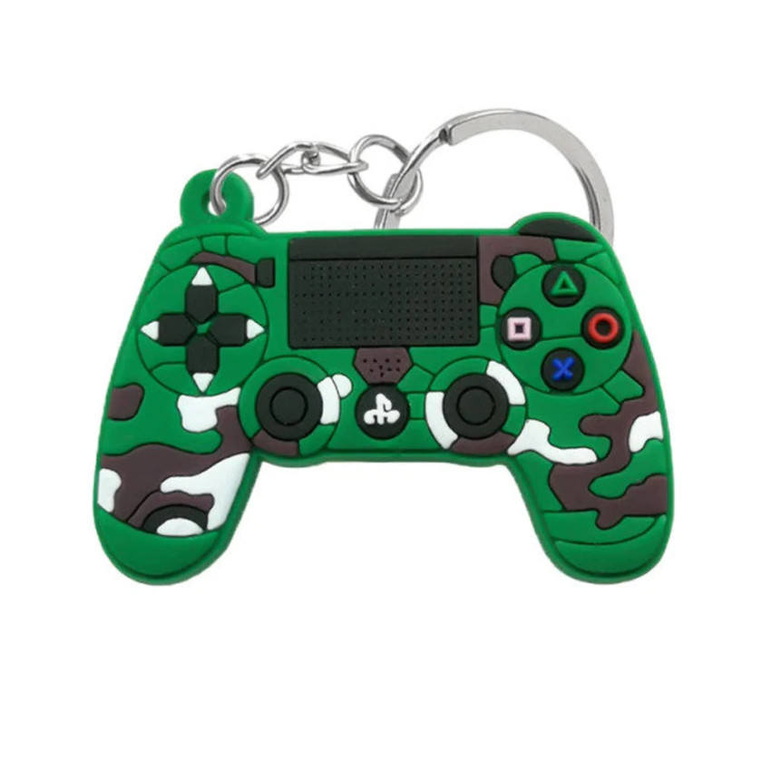 Máquina de jogo por atacado Chavenizante PVC Keychain Soft Silicone Rubber Gamepad Keychain