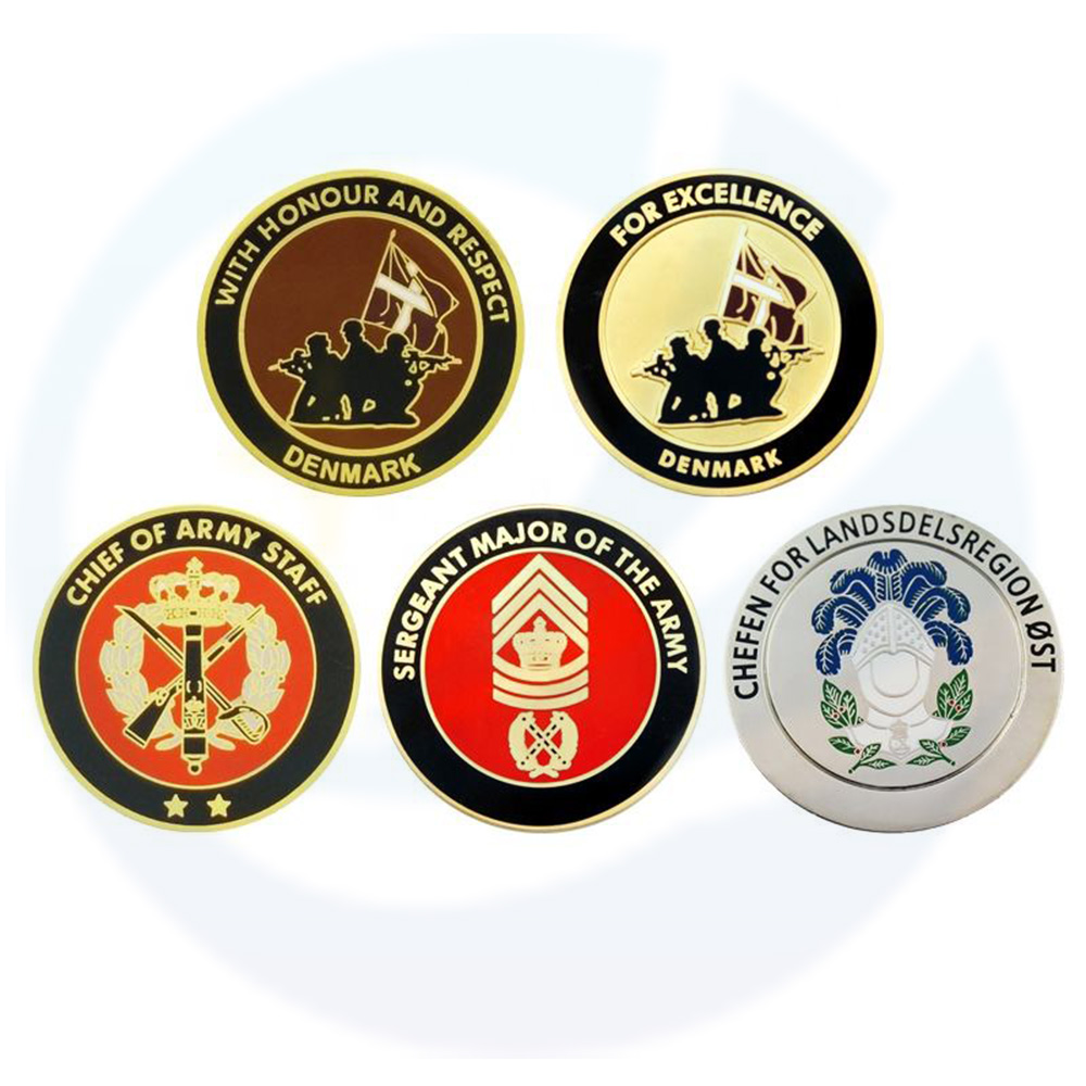 Sublimação de metal de zinco personalizada Desafio em branco Exército colecionável Lucky Metal Leuvenir Moedas de prata antigas