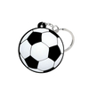 PVC Sport Rugby Baseball Soccer Chain Keyring 2D Silicone Rubber Rubber Football Keychain