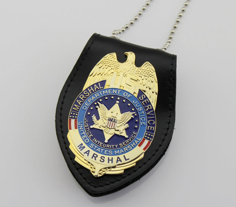 USMS US Marshal Service Badge Réplica Filme adereços