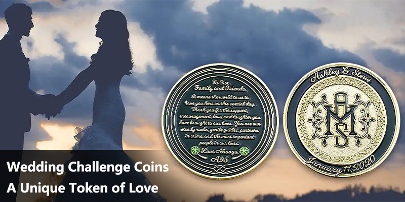 Coins de desafio de casamento: um token exclusivo de amor