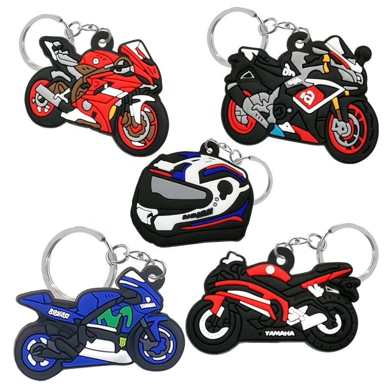 Doll Pendant Cartoon Animation LOGO LOGO Custom Gift Motorcycle Keychain PVC PVC