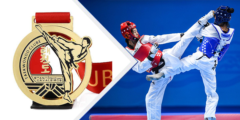 Medalhas esportivas personalizadas: homenageando os campeões de Taekwondo