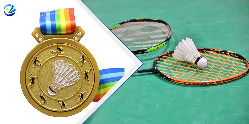 Medalhas esportivas personalizadas: homenageando os campeões de badminton