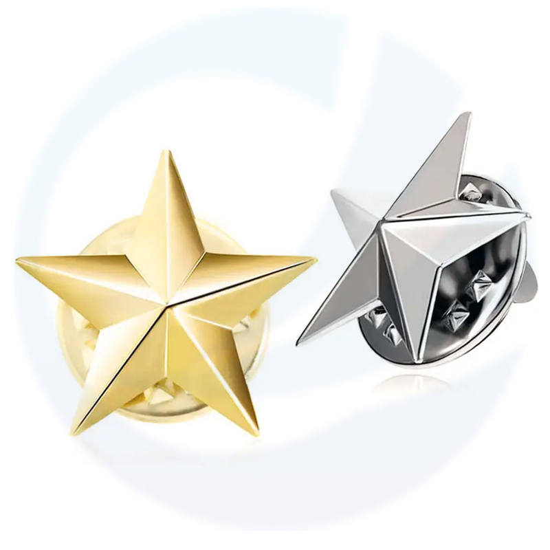 Independence Day Celebration Labor Dia Metal Star Badge Lapela Pin