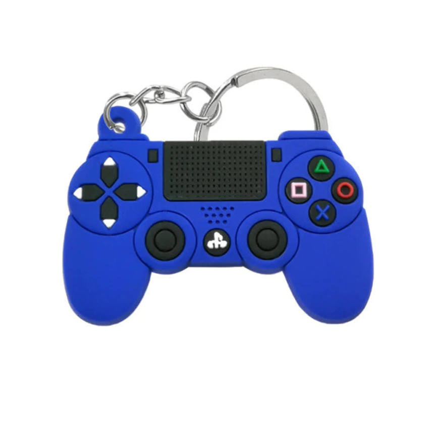 Máquina de jogo por atacado Chavenizante PVC Keychain Soft Silicone Rubber Gamepad Keychain