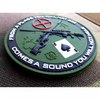 YC Gifts Factory Custom JTG 3D estilo militar uniforme tático Sniper Gun Rubber Pvc Patch
