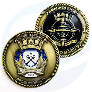 Moeda militar do escudo marinho chileno