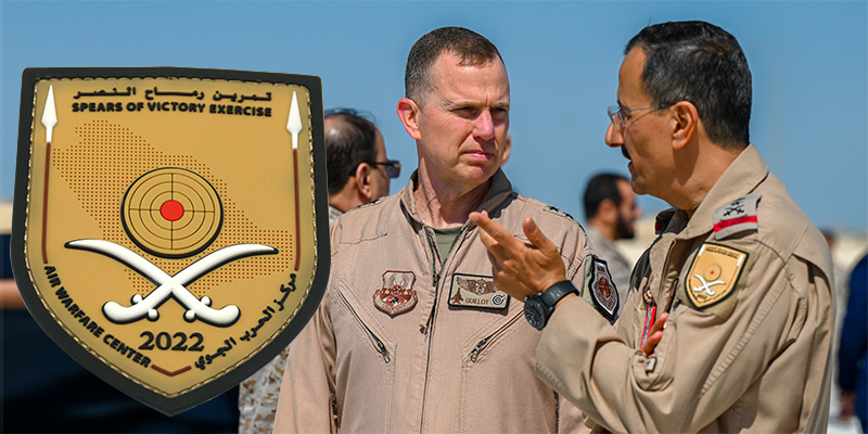 Simbolismo e usos de patches de PVC da Força Aérea da Arábia Saudita