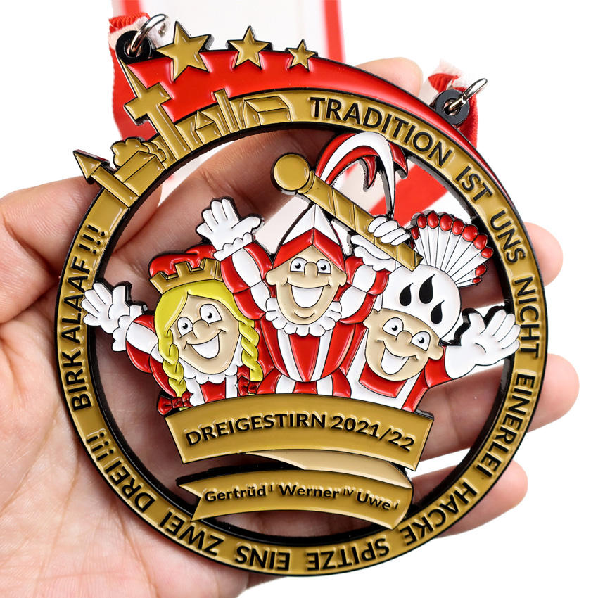 Carnaval colorido personalizado Carniv Carnaval Festival Medales Medalles