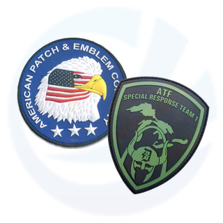 Patch de PVC para o logotipo da Bald Eagle da Companhia Americana
