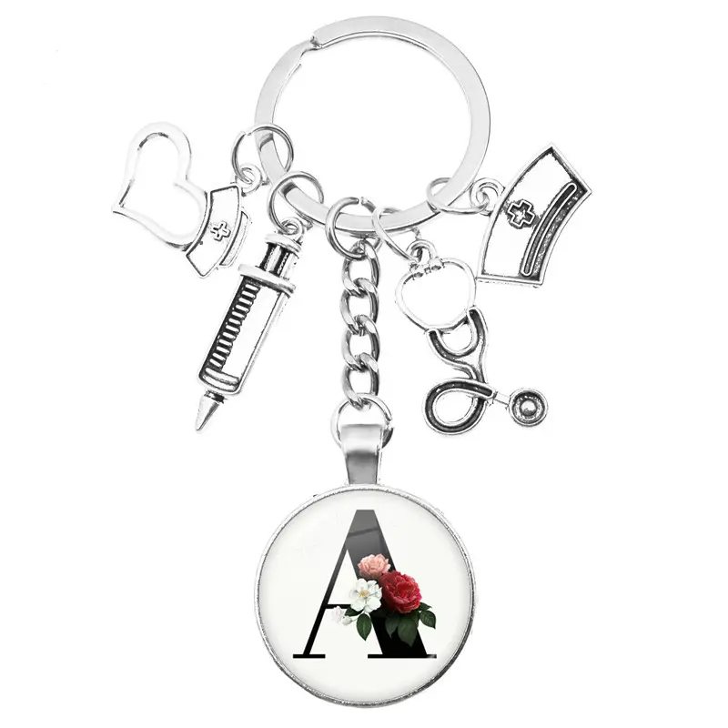 Máscara de metal de moda personalizada Máscara de máscara de cadeia -chave Pingente de decoração paramédica Doctor Keychains