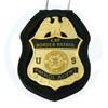 Para as crianças fingirem brincar de crachá da polícia de Nova York com distintivo da polícia da America de Cadeia
