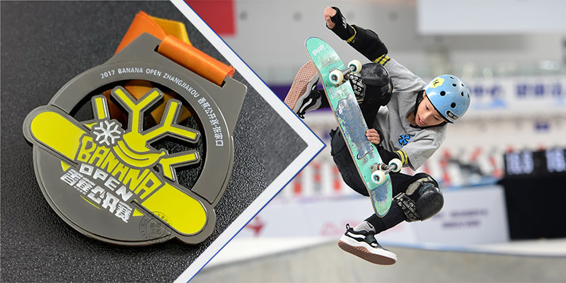 Medalhas esportivas personalizadas: Celebrando campeões de skate