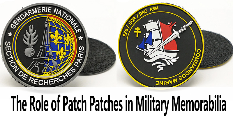 O papel dos patches de patches em memorabilia militar