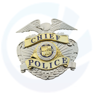 Polícia de Lapd Los Angeles/Chefe Cap Badge Hat Insignia Réplica Filme adereços