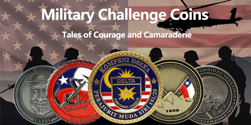 Coins de desafio militar: Contos de coragem e camaradagem