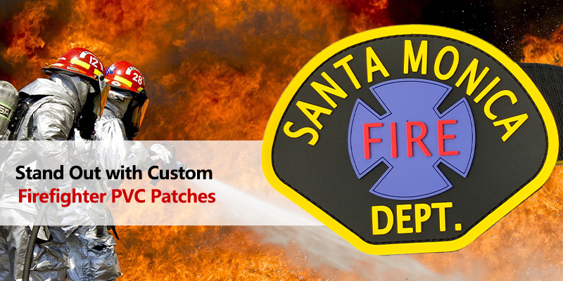 Destaque -se com patches de PVC de bombeiros personalizados