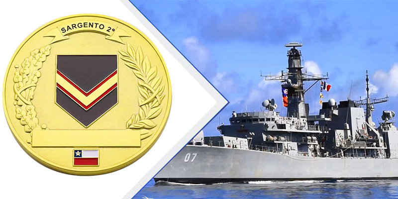 Da tradição à unidade: significados simbólicos dos projetos de moedas do Chile Navy Challenge