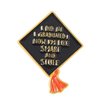 Factory Student Class Graduação Graduação Presente de Bacharel Chapéu Diploma Esmalda Pin Citches Broches Broches Pinos de esmalte de pós -graduação personalizados
