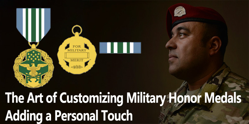 A arte de personalizar medalhas de honra militar: adicionando um toque pessoal