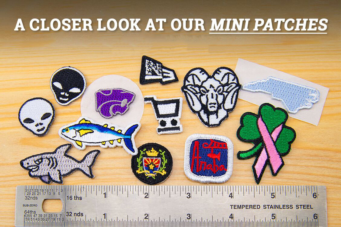 Uma olhada mais de perto em nossos mini patches