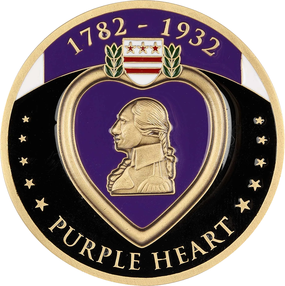 Coin Purple Heart Challenge