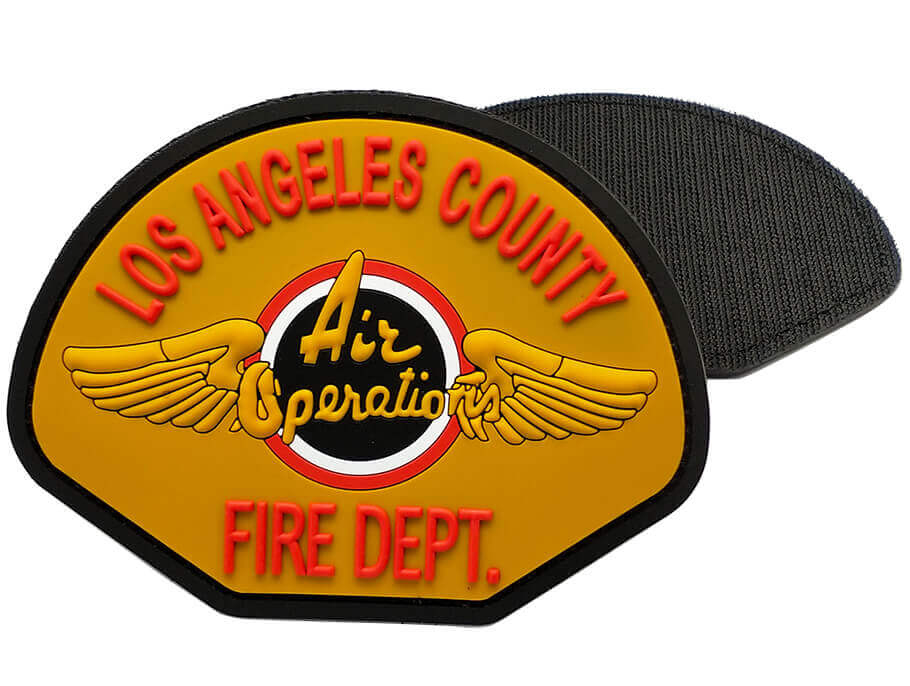 Patch de PVC uniforme de bombeiros personalizado dos EUA