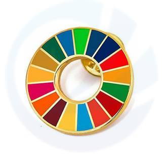 Atacado de alta qualidade SDG Pin Mark Professional SDGS SDGS Fabricante de Pins de lapela