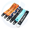 Colavor de poliéster Straps Id Titular key key Durável qualidade premium barato lanyard chaveiro de pulso de pulso colhendo